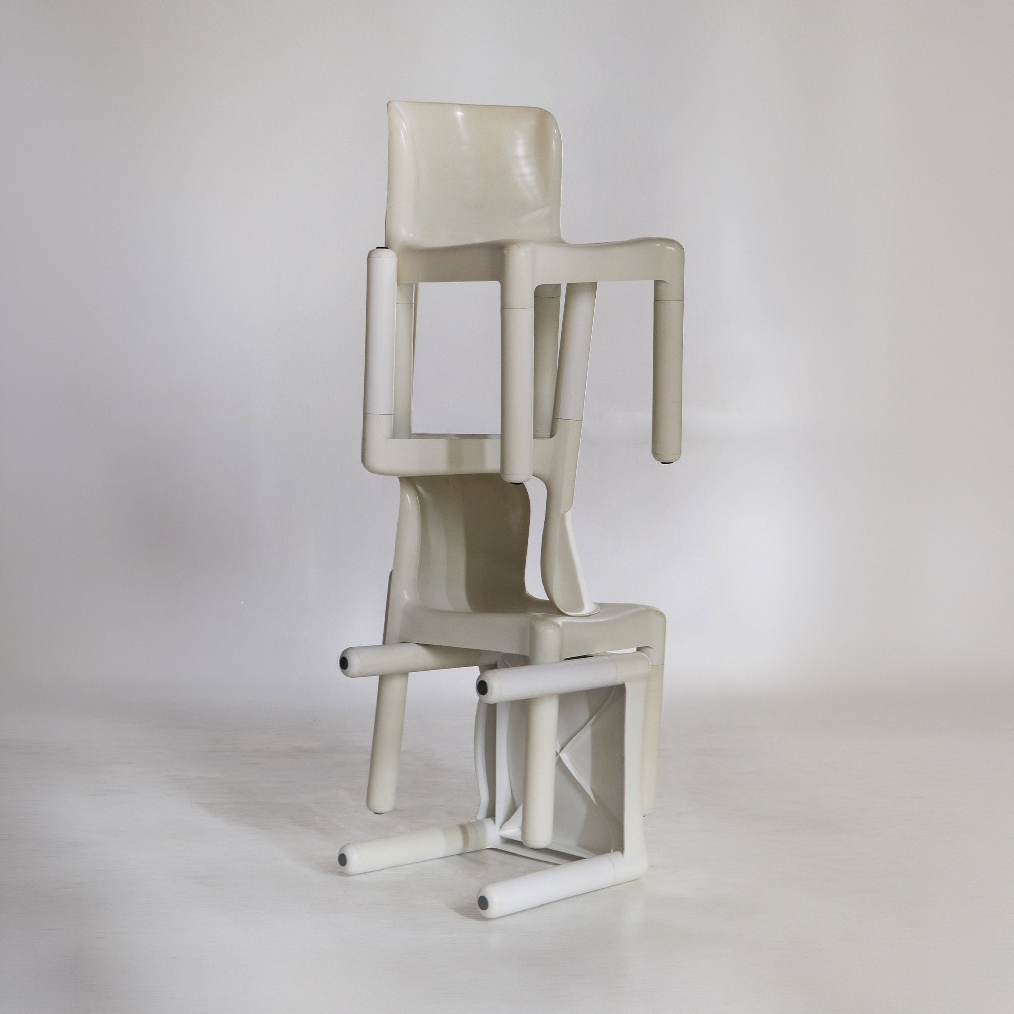 4875 Plastic Chair by Carlo Bartoli for Kartell