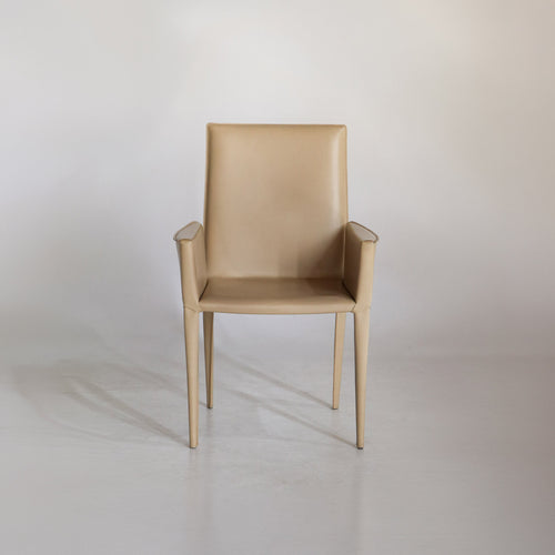 Bottega Leather Chair by Renzo Fauciglietti and Graziella Bianchi for Frag Italia