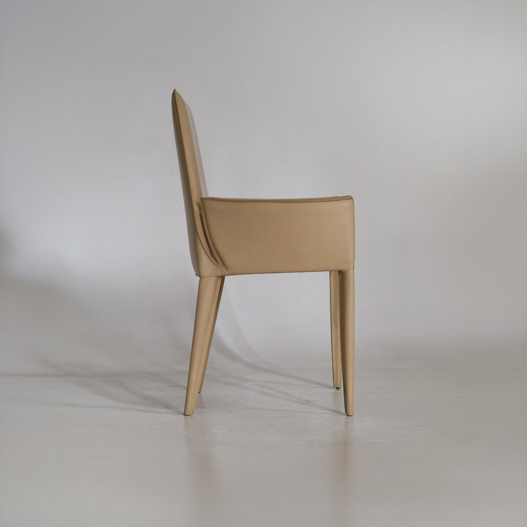 Bottega Leather Chair by Renzo Fauciglietti and Graziella Bianchi for Frag Italia