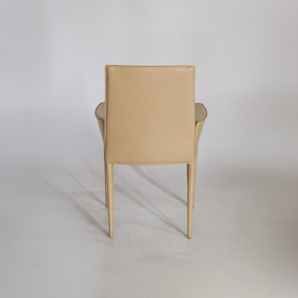 Bottega Leather Chair by Renzo Fauciglietti and Graziella Bianchi for Frag Italia
