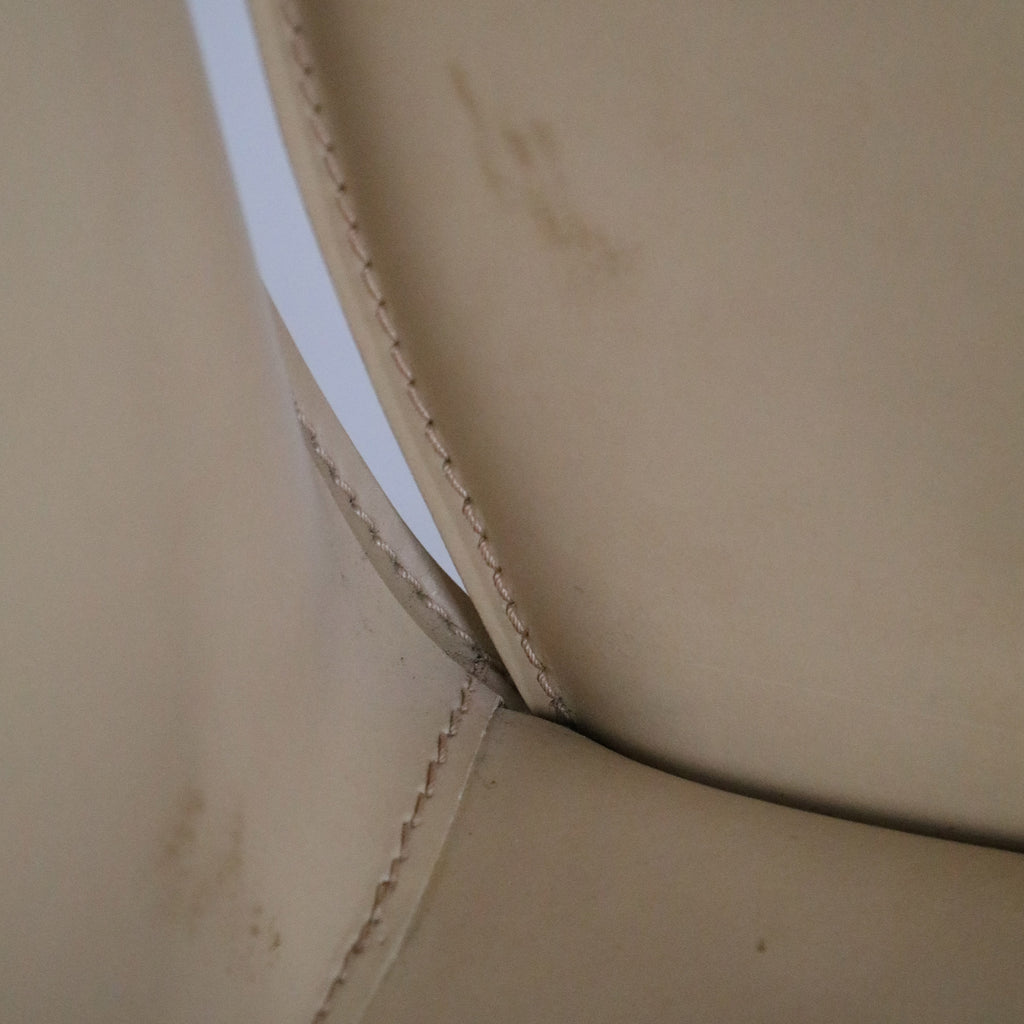 Bottega Leather Chair by Renzo Fauciglietti and Graziella Bianchi for Frag Italia