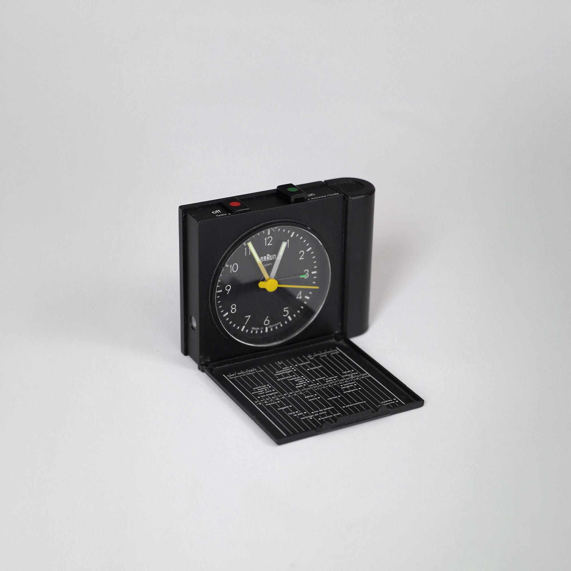 Braun Alarm Clock AB313SL by Dietrich Lubs and Dieter Rams