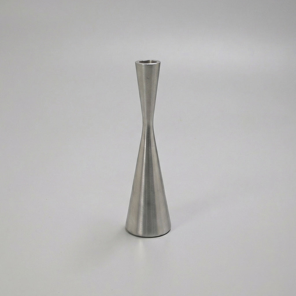 Candle Holder Gote by Erika Pekkari for Ikea - Aluminum - Modernist Brutalist