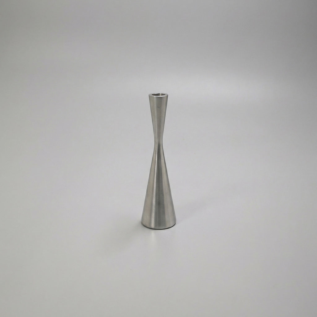 Candle Holder Gote by Erika Pekkari for Ikea - Aluminum - Modernist Brutalist