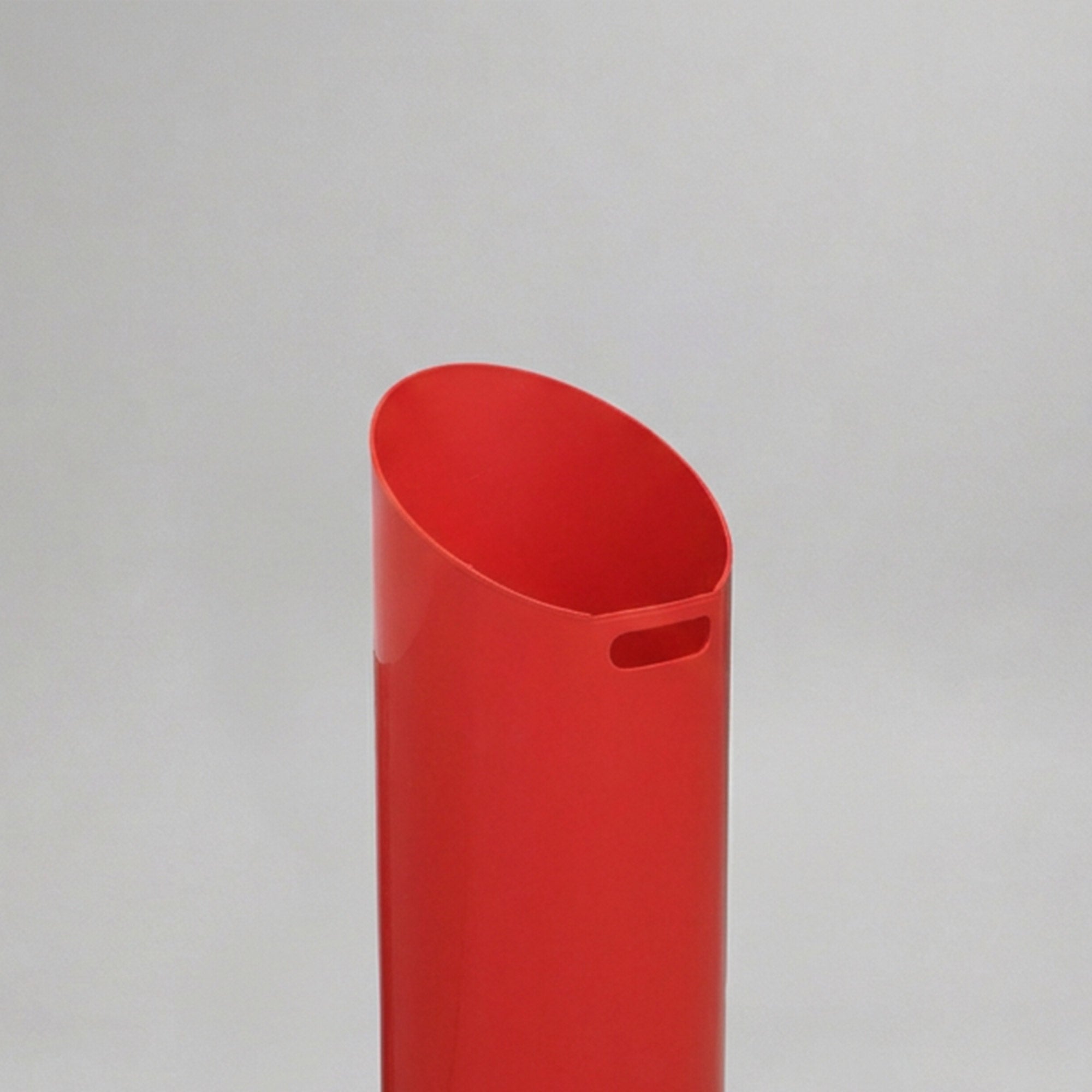 Umbrella Stand by Gino Colombini for Kartell - Red Plastic