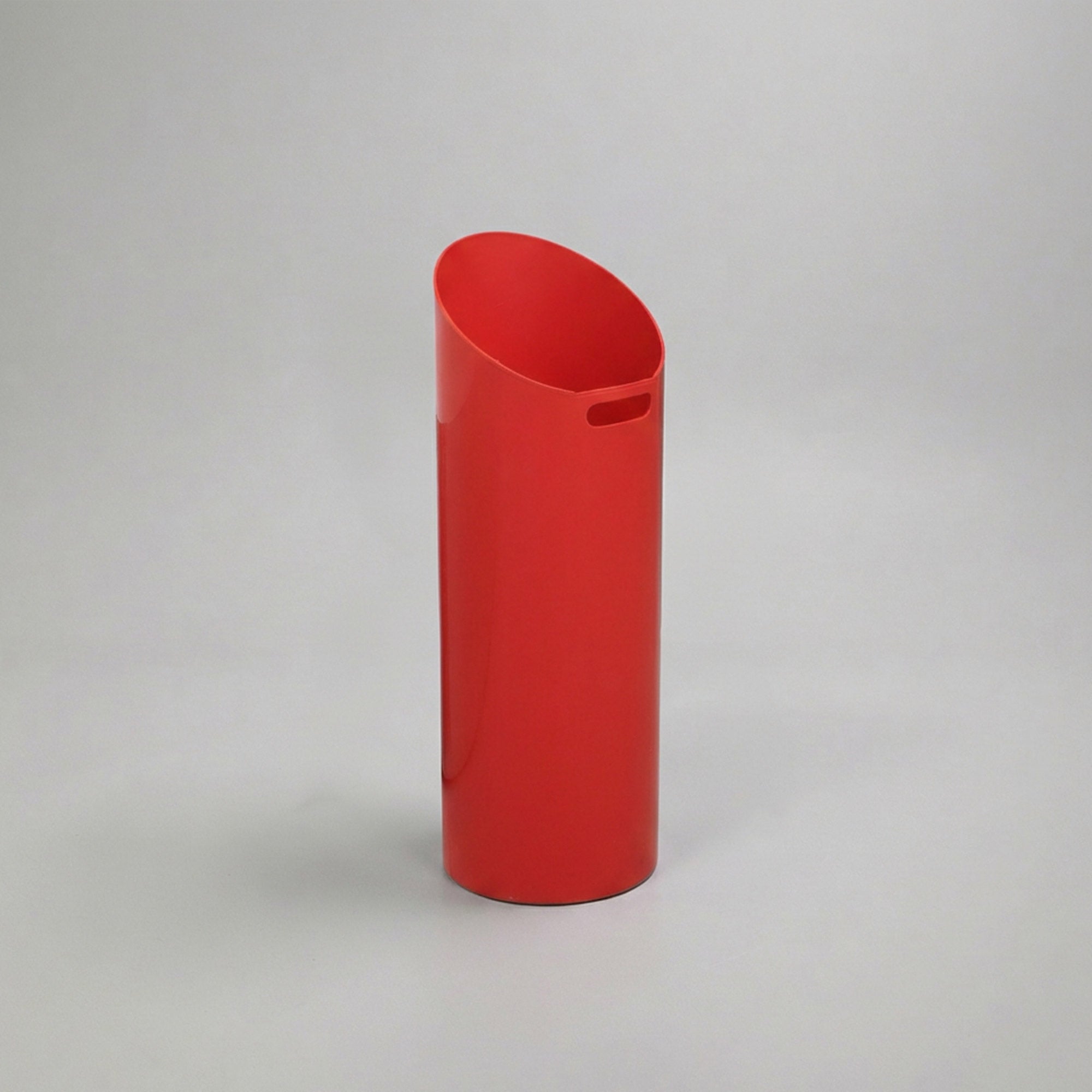 Umbrella Stand by Gino Colombini for Kartell - Red Plastic