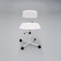 Desk Chair Kevi by Jorgen Rasmussen for Fritz Hansen - White wood