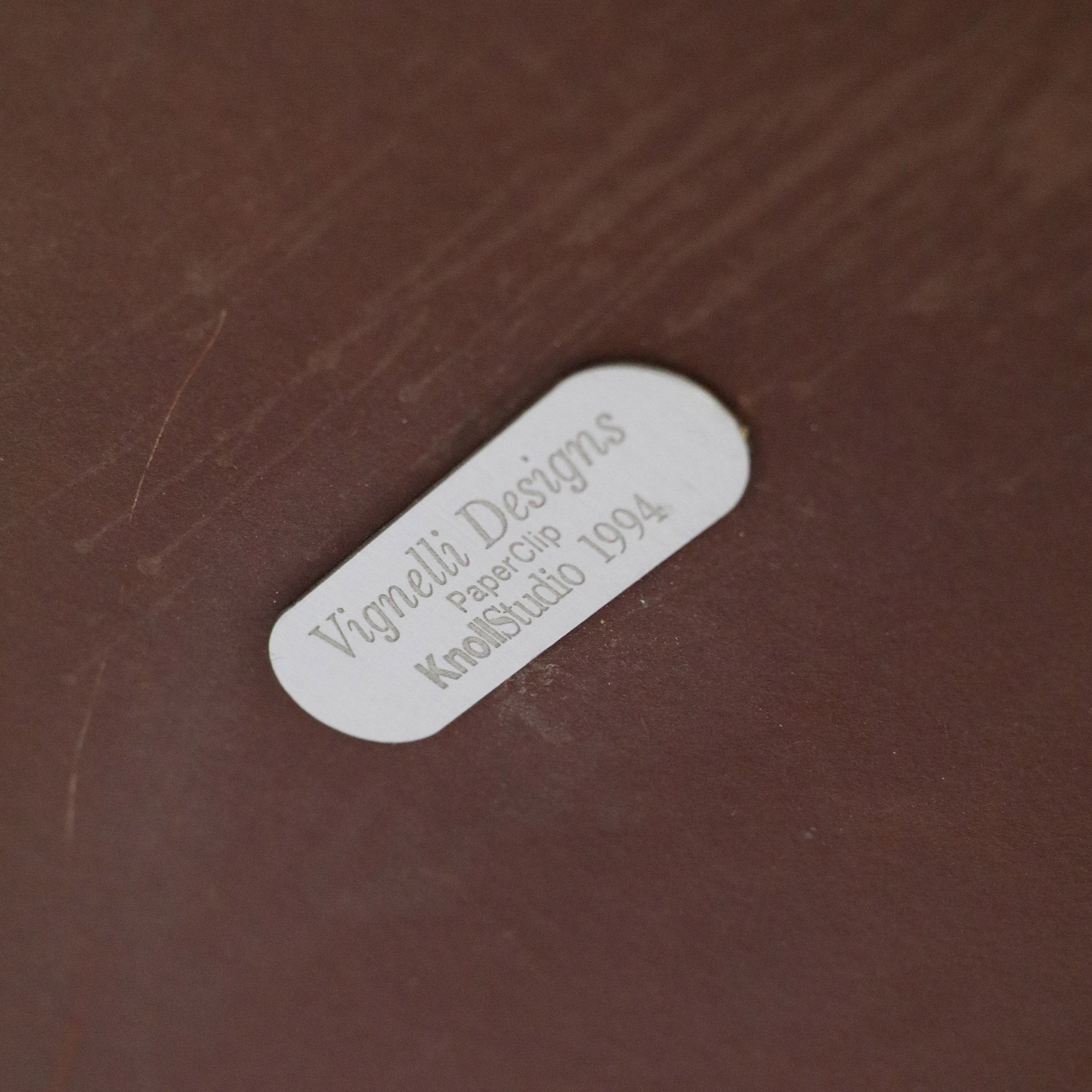 Knoll Paperclip - Vignelli Studio