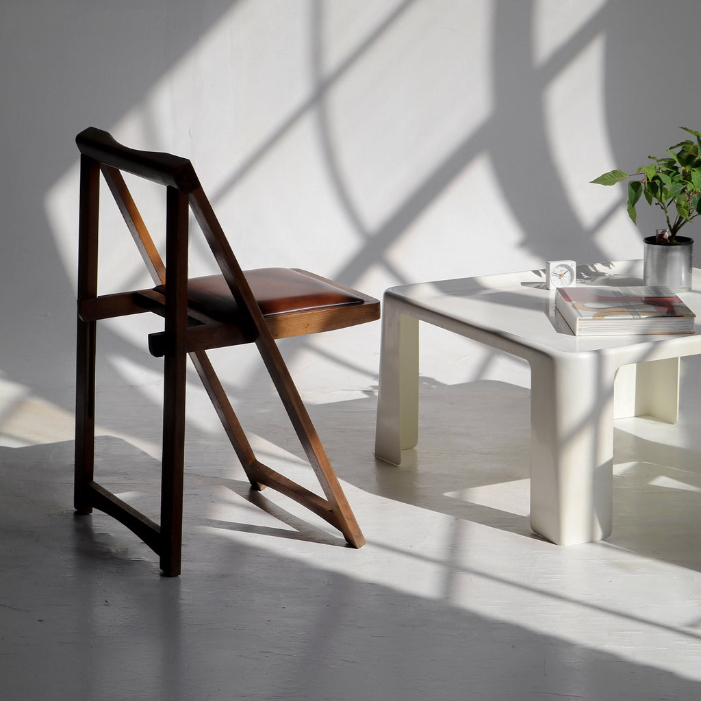 Trieste wooden foldable chair by Aldo Jacober for Alberto Bazzani