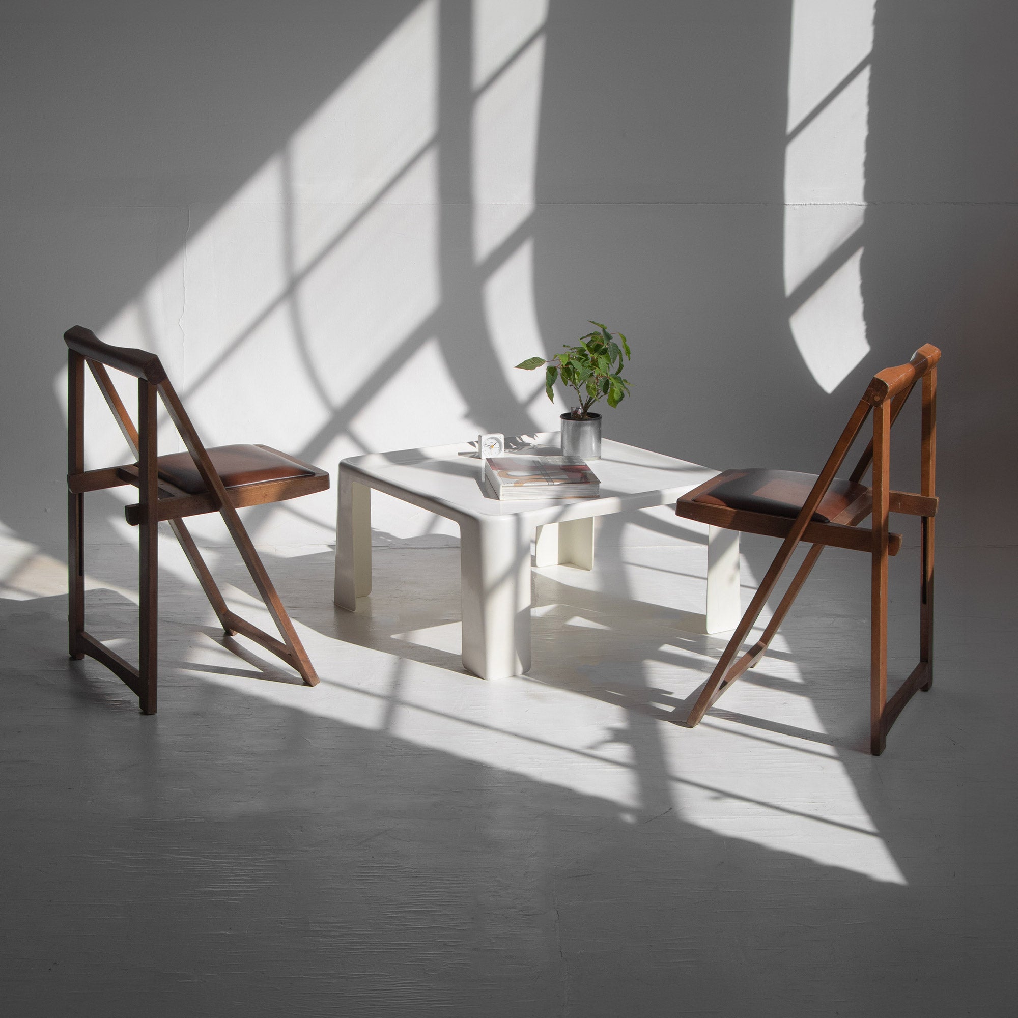 Trieste wooden foldable chair by Aldo Jacober for Alberto Bazzani