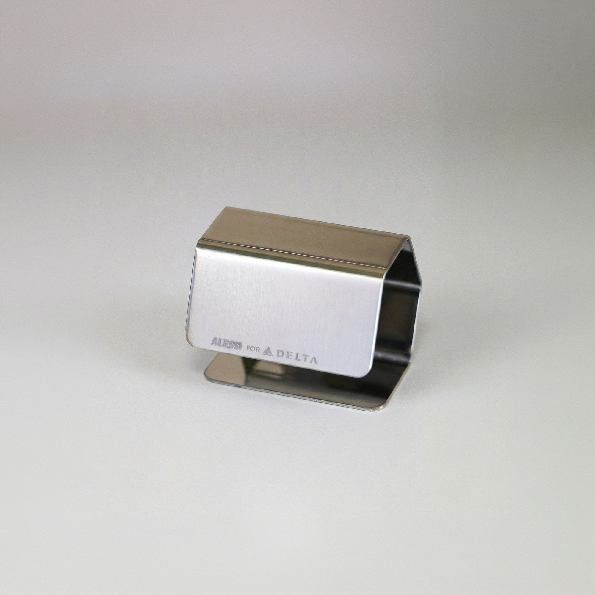 Napkin holder by Alessi for Delta Airlines - Stainless