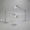 Desk lamp Tolomeo Mini by De Lucchi and Fassina for Artemide - Aluminum Stainless articulated lamp