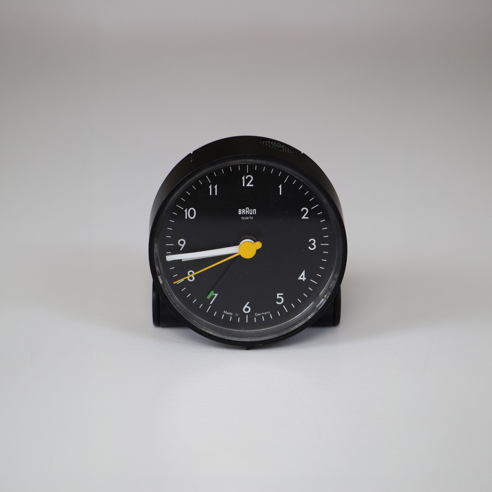 Alarm clock AB5 by Dieter Rams for Braun - black plastic 