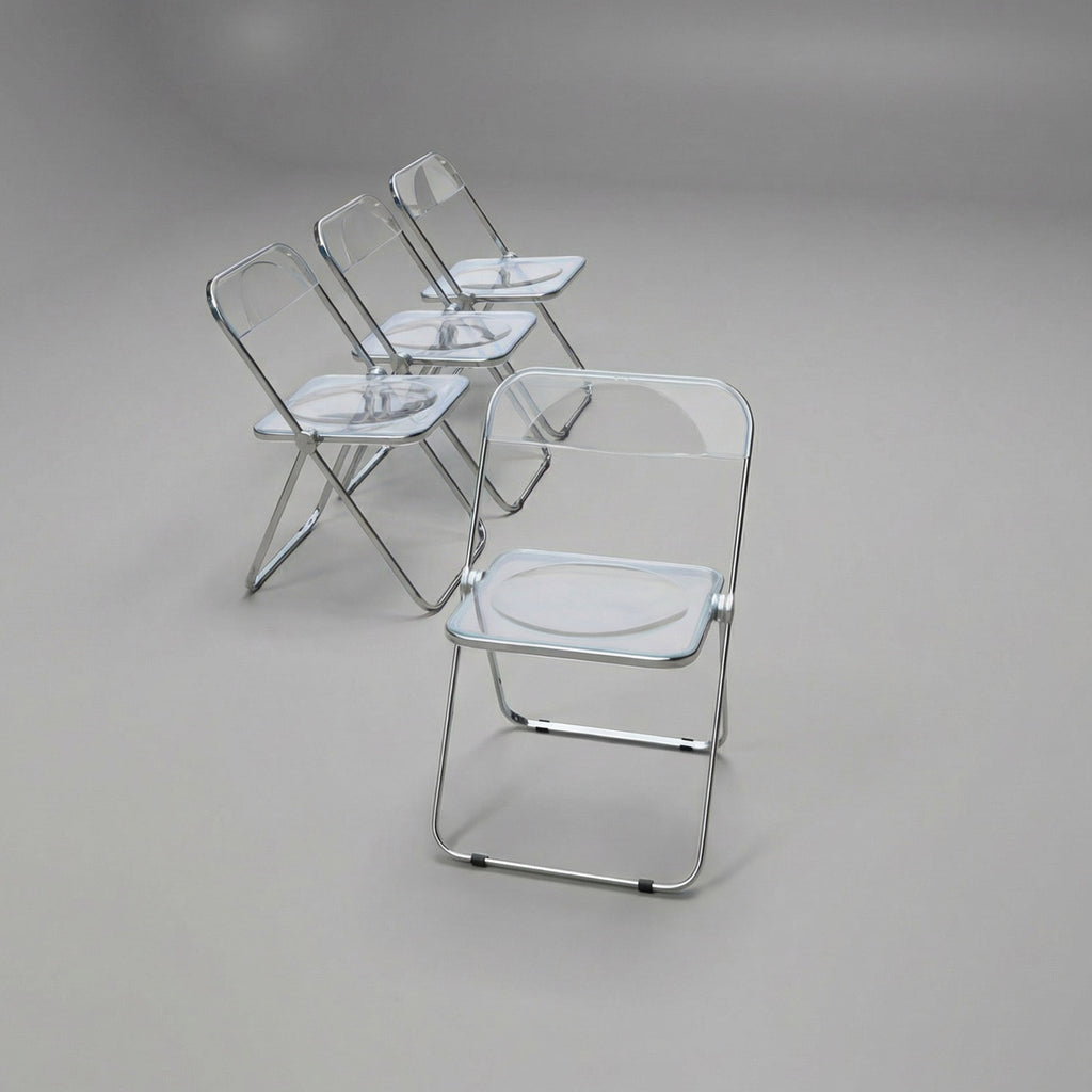 Foldable chair Plia by Giancarlo Piretti for Castelli - Acrylic and aluminum
