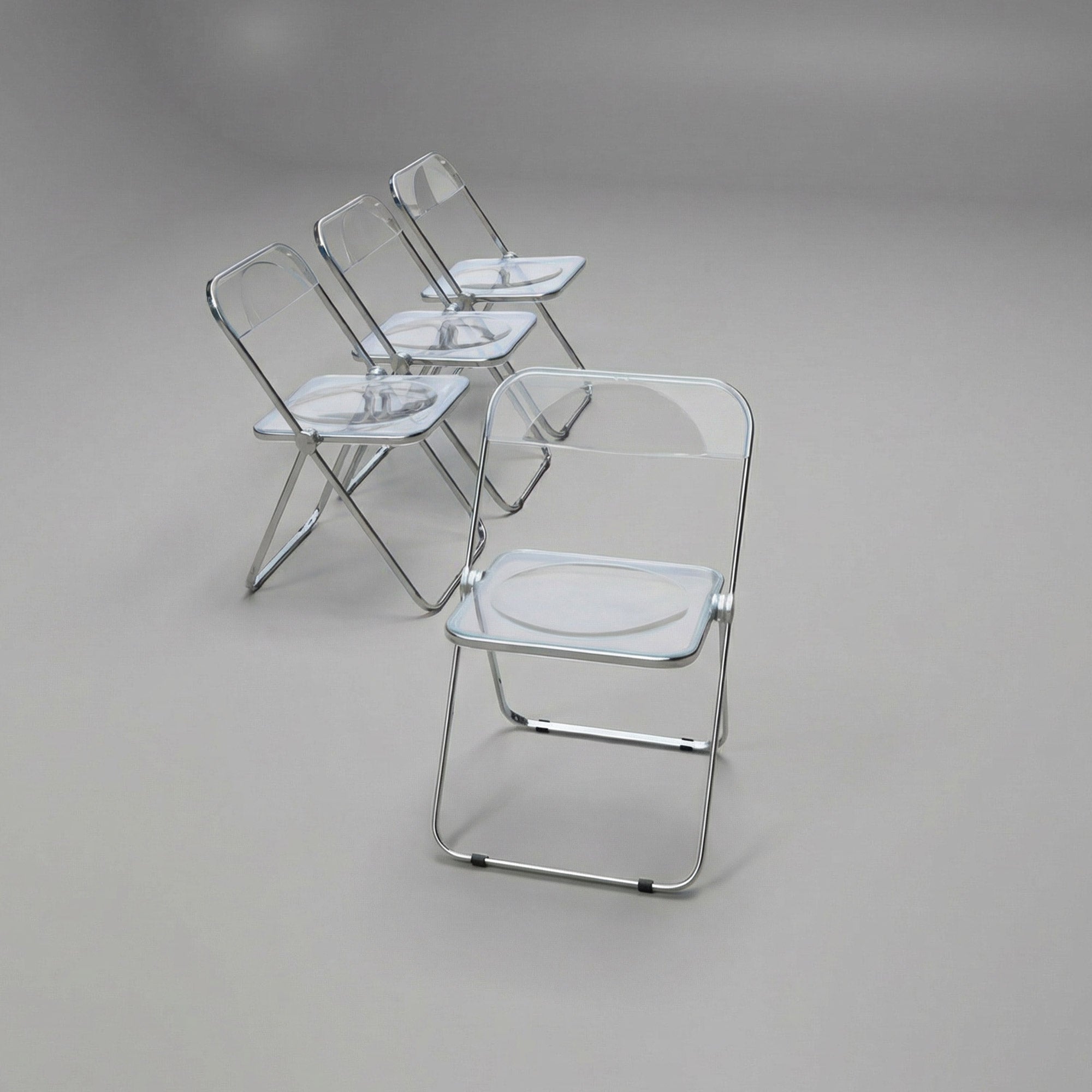 Foldable chair Plia by Giancarlo Piretti for Castelli - Acrylic and aluminum