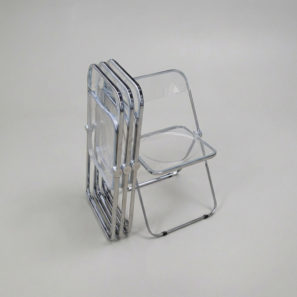 Foldable chair Plia by Giancarlo Piretti for Castelli - Acrylic and aluminum