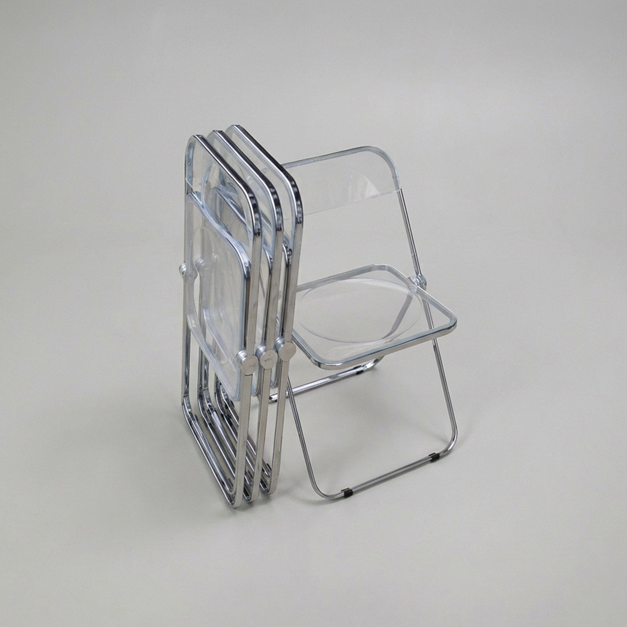 Foldable chair Plia by Giancarlo Piretti for Castelli - Acrylic and aluminum
