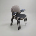 Stackable chair by Jeff Weber for Herman Miller - Mesh and camel plastic