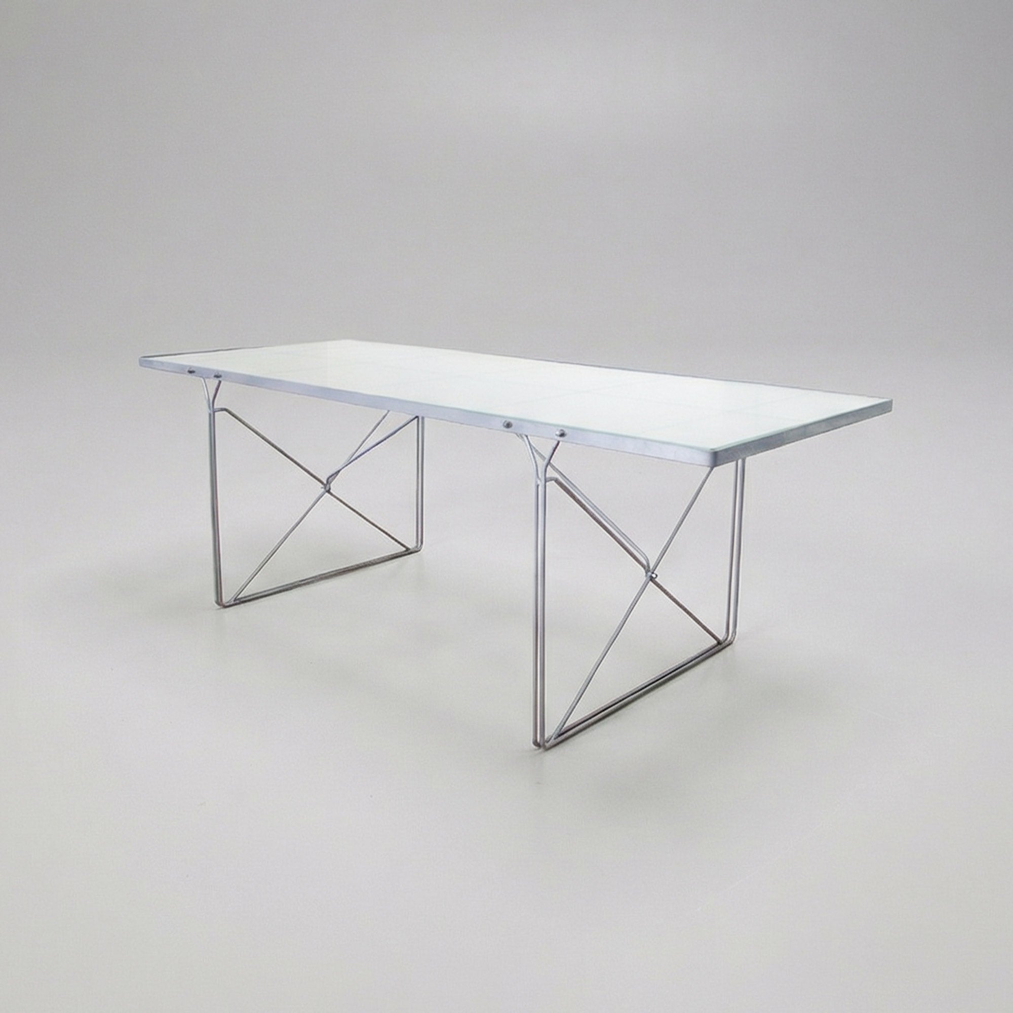 Dining Table Moment by Niels Gammelgaard for IKEA - Aluminum and glass