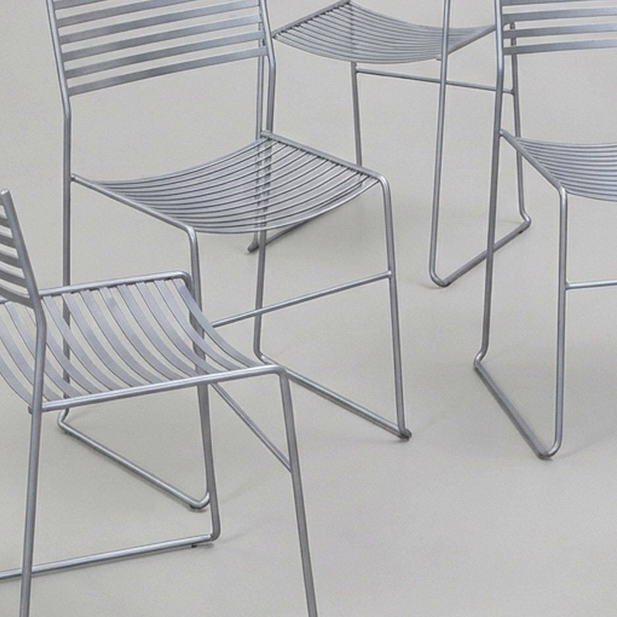 Outdoor chair Aero by Paul Newman for EMU - Stainless steel