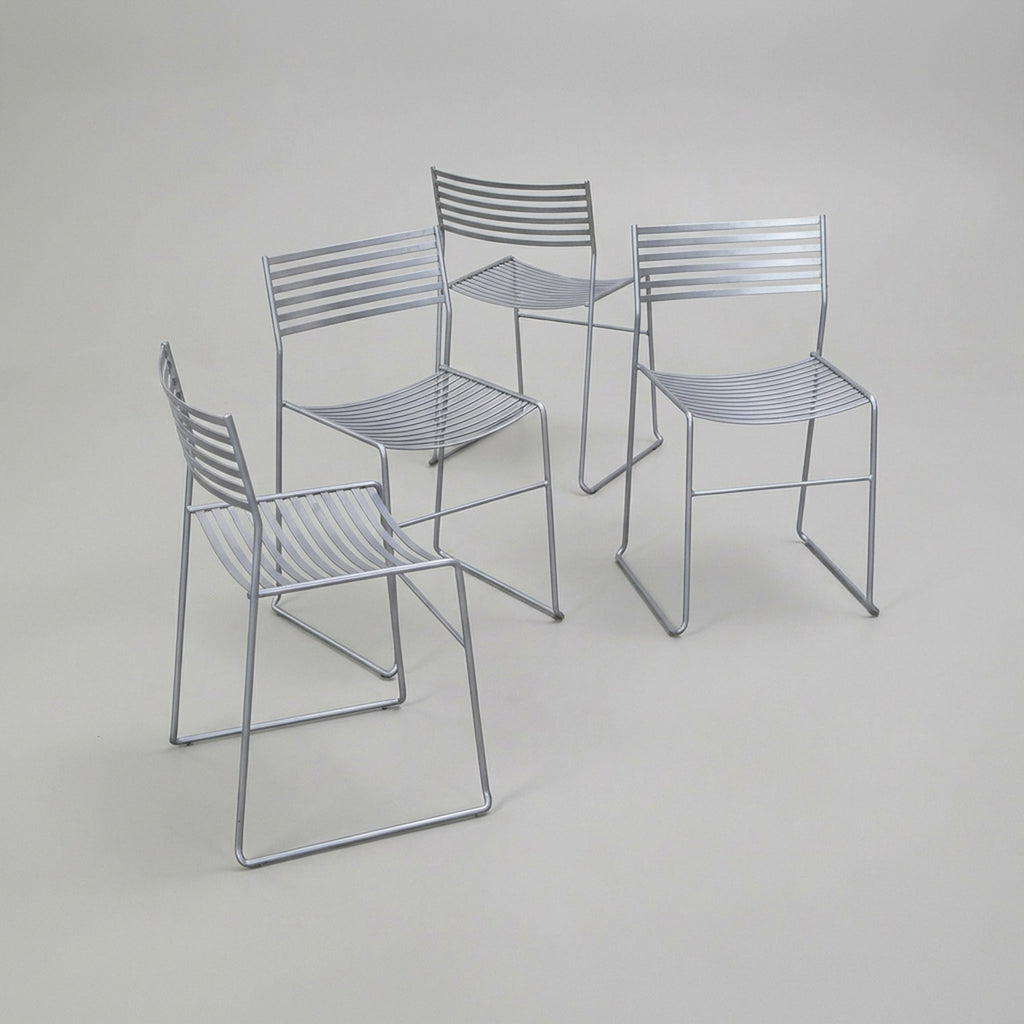 Outdoor chair Aero by Paul Newman for EMU - Stainless steel