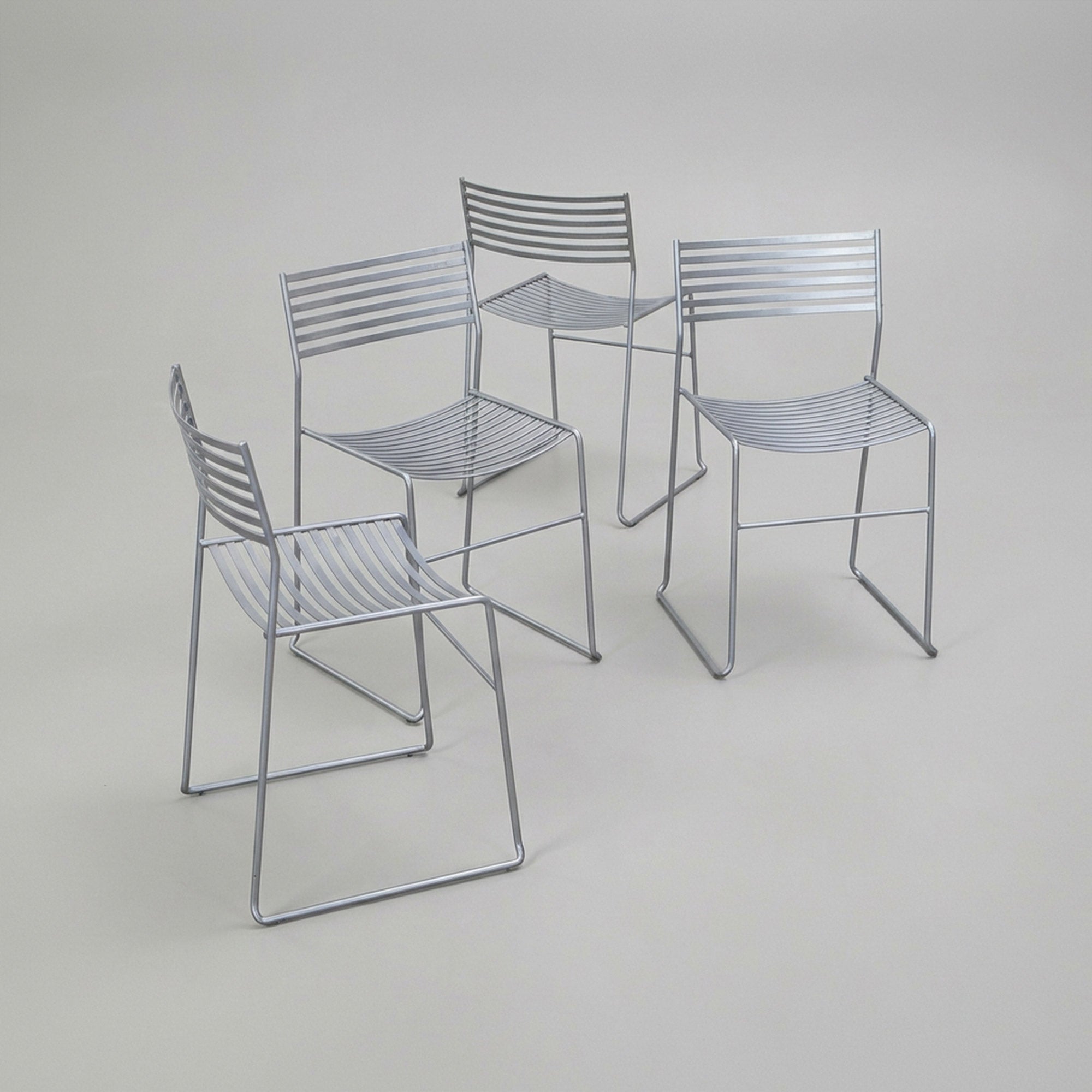 Outdoor chair Aero by Paul Newman for EMU - Stainless steel